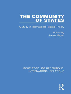 cover image of The Community of States